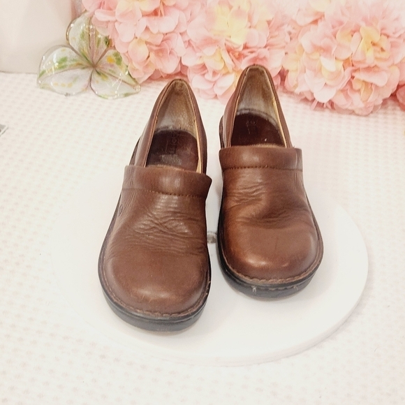 Born Slip On Clog Wedge Casual Comfort Size 8M - Picture 7 of 10